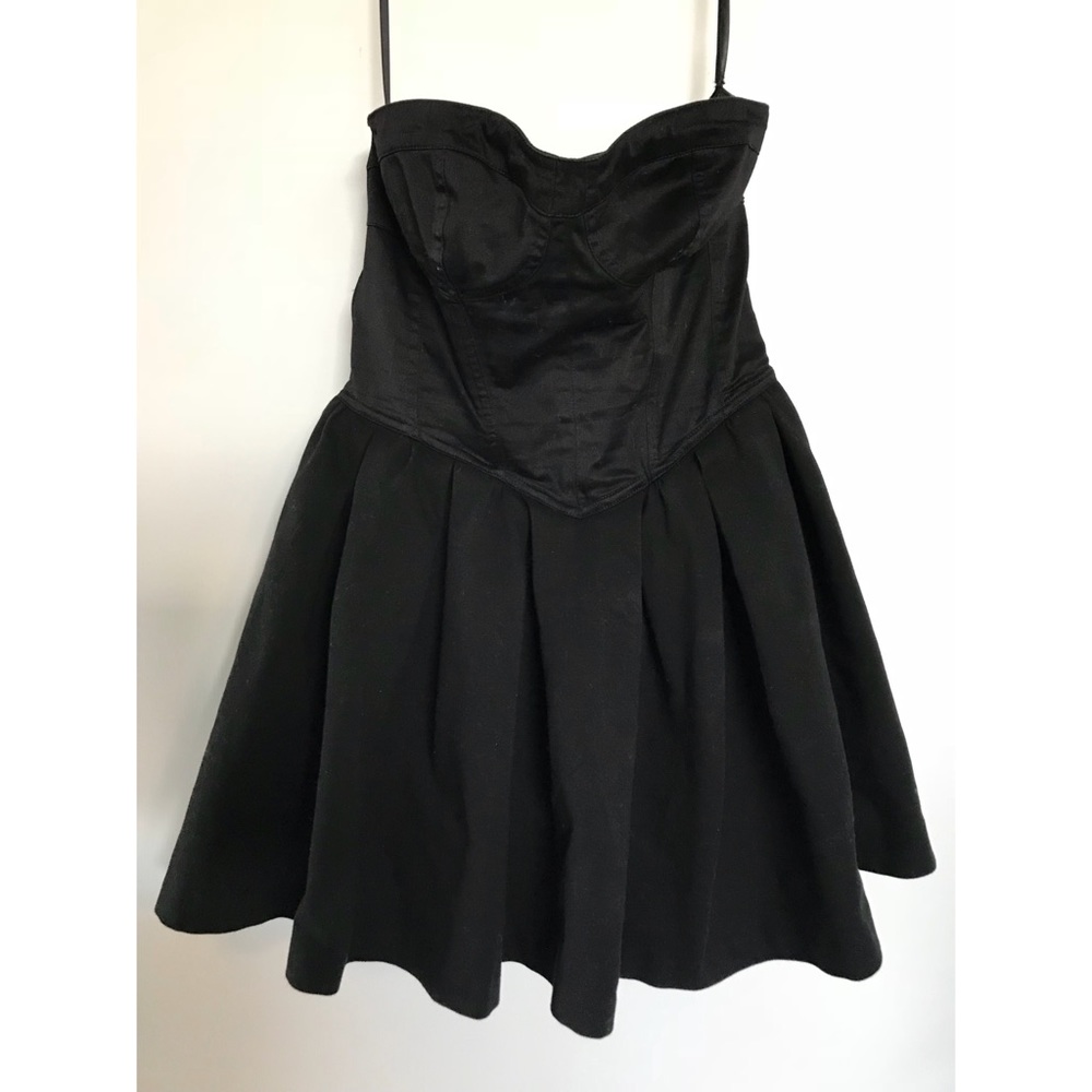 La Rok Black Corset Dress Size S